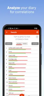 mySymptoms Food Diary android App screenshot 4